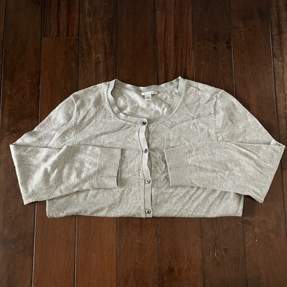 HALOGEN light grey sweater